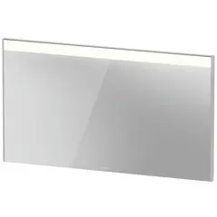 Brioso Speil med LED-lys 122x70 cm, Betonggrå Matt Dekor