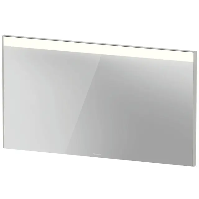 Brioso Speil med LED-lys 122x70 cm, Betonggrå Matt Dekor 