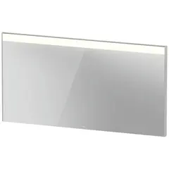Brioso Speil med LED-lys 132x70 cm, Betonggrå Matt Dekor