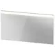 Brioso Speil med LED-lys 132x70 cm, Hvit Matt Dekor