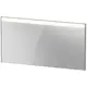 Brioso Speil med LED-lys 132x70 cm, Basalt Matt Dekor