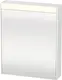 Brioso Speilskap med LED-lys og 1 d&#248;r 62x76 cm, Venstre, Hvit Matt Dekor
