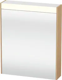 Duravit Brioso Speilskap med LED-lys 62x76 cm, Venstre eller høyrehengslet