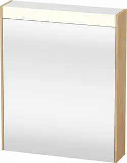 Duravit Brioso Speilskap med LED-lys 62x76 cm, Venstre eller høyrehengslet