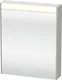 Brioso Speilskap med LED-lys og 1 d&#248;r 62x76 cm, H&#248;yre, Betonggr&#229; Matt Dekor
