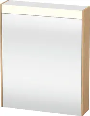 Brioso Speilskap med LED-lys og 1 dør 62x76 cm, Høyre, Naturlig Eik