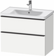 Duravit D-Neo M&#248;belpakke m/2 skuffer 800x480 mm, Hvit matt