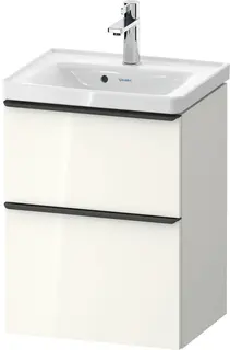 Duravit D-Neo Møbelpakke m/2 skuffer 500x400 mm, Hvit Høyglans Dekor