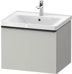 Duravit D-Neo Servantskap m/1 skuff 584x452 mm, Betonggr&#229; Matt Dekor