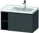 Duravit D-Neo Servantskap m/1 skuff 784x452 mm, Grafitt Matt Dekor