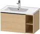 Duravit D-Neo Servantskap m/1 skuff 784x452 mm, Natural Oak