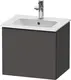 Duravit D-Neo Servantskap m/1 skuff 510x402 mm, Grafitt Matt Dekor