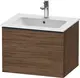 Duravit D-Neo Servantskap m/1 skuff 610x462 mm, M&#248;rk Valn&#248;tt Dekor