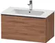 Duravit D-Neo Servantskap m/1 skuff 810x462 mm, Natur Valn&#248;tt Dekor