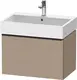 Duravit D-Neo Servantskap m/1 skuff 684x442 mm, Tekstil Dekor