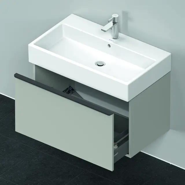 Duravit D-Neo Servantskap m/1 skuff 784x442 mm, Betonggrå Matt Dekor 