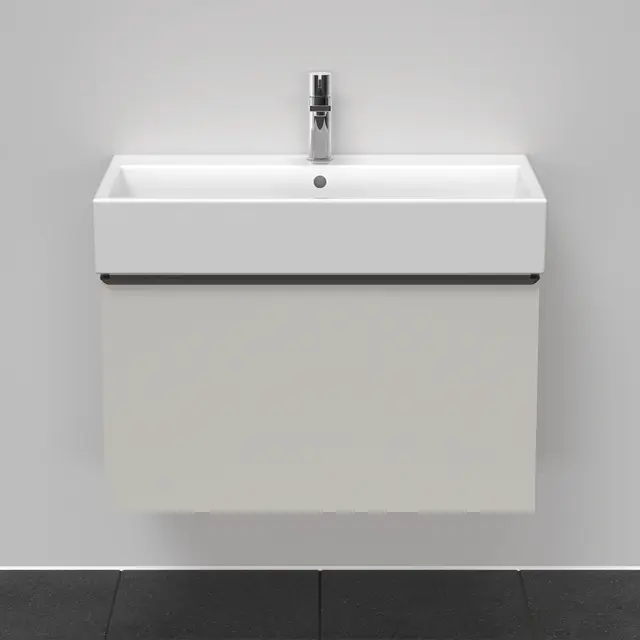 Duravit D-Neo Servantskap m/1 skuff 784x442 mm, Betonggrå Matt Dekor 