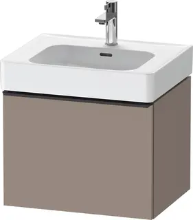 Duravit D-Neo Servantskap m/1 skuff 584x452 mm, Basalt Matt Dekor