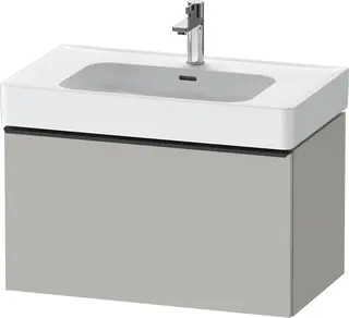 Duravit D-Neo Servantskap m/1 skuff 784x452 mm, Betonggr&#229; Matt Dekor