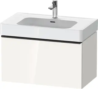 Duravit D-Neo Servantskap m/1 skuff 784x452 mm, Hvit H&#248;yglans Dekor