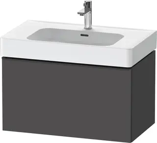 Duravit D-Neo Servantskap m/1 skuff 784x452 mm, Grafitt Matt Dekor