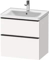 Duravit D-Neo Servantskap m/2 skuffer 634x452 mm, Hvit Matt Dekor