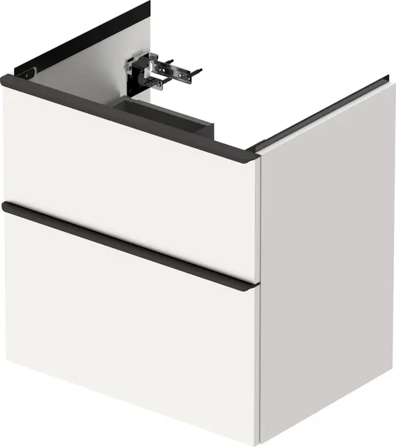 Duravit D-Neo Servantskap m/2 skuffer 634x452 mm, Hvit Matt Dekor 