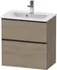 Duravit D-Neo Compact Servantskap 610x372 mm, Oak Terra