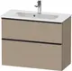 Duravit D-Neo Compact Servantskap 810x372 mm, Tekstil Dekor