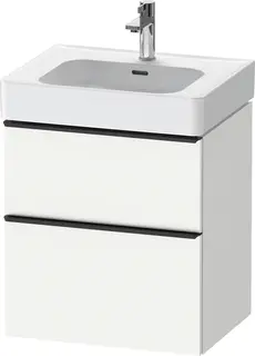 Duravit D-Neo Servantskap m/2 skuffer 584x452 mm, Hvit Matt Dekor