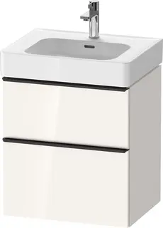 Duravit D-Neo Servantskap m/2 skuffer 584x452 mm, Hvit H&#248;yglans Dekor