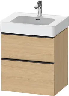 Duravit D-Neo Servantskap m/2 skuffer 584x452 mm, Natural Oak