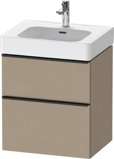 Duravit D-Neo Servantskap m/2 skuffer 584x452 mm, Tekstil Dekor