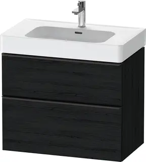 Duravit D-Neo Servantskap m/2 skuffer 784x452 mm, Black Oak