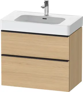 Duravit D-Neo Servantskap m/2 skuffer 784x452 mm, Natural Oak