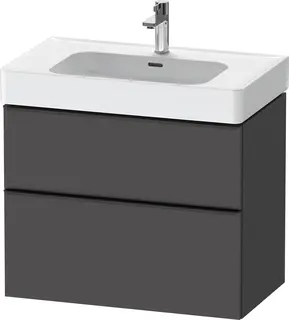 Duravit D-Neo Servantskap m/2 skuffer 784x452 mm, Grafitt Matt Dekor