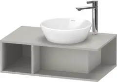 Duravit D-Neo Compact Servantskap 800x480 mm, Betonggr&#229; Matt Dekor