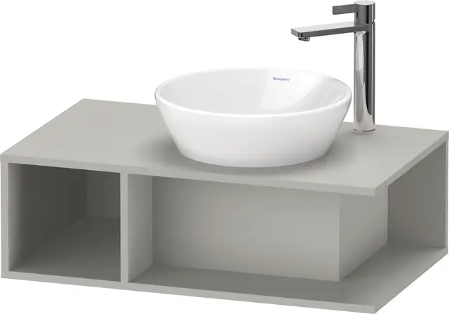 Duravit D-Neo Compact Servantskap 800x480 mm, Betonggrå Matt Dekor 