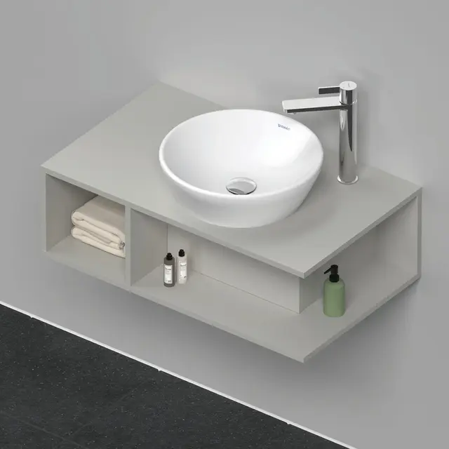 Duravit D-Neo Compact Servantskap 800x480 mm, Betonggrå Matt Dekor 