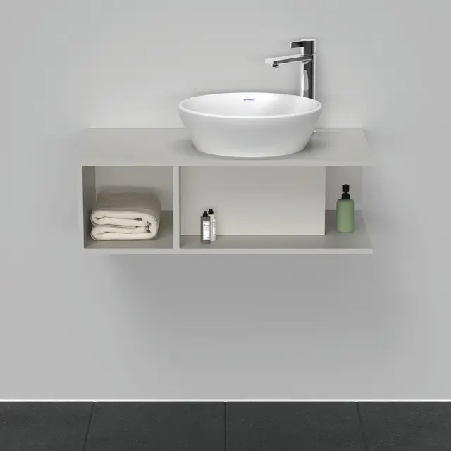 Duravit D-Neo Compact Servantskap 800x480 mm, Betonggrå Matt Dekor 