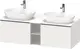 Duravit D-Neo Servantskap m/2 skuffer 1400x550 mm, Dobbel, Hvit Matt Dekor