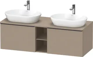 Duravit D-Neo Servantskap m/2 skuffer 1400x550 mm, Dobbel