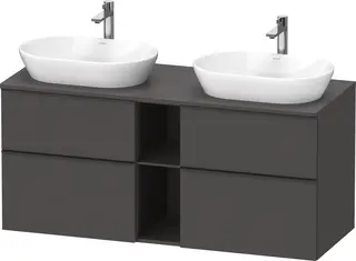 Duravit D-Neo Servantskap m/4 skuffer 1400x550 mm, Dobbel