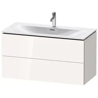 Duravit L-Cube Servantskap m/2 skuff 1020x405x481 mm, Hvit H&#248;yglans Dekor