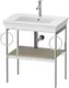 Duravit White Tulip Metallkonsoll 68,4x45x76 cm, Taupe Matt/Krom