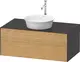 Duravit White Tulip Servantskap, 1 skuff 100x55x40,8 cm, Eik/Grafitt Matt