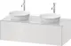 Duravit White Tulip Servantskap, 1 skuff 130x55x40,8 cm, Hvit H&#248;yglans