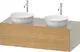 Duravit White Tulip Servantskap, 1 skuff 130x55x40,8 cm, Eik/Taupe Matt