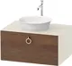 Duravit White Tulip Servantskap, 1 skuff 80x55x40,8 cm, Valn&#248;tt/Nordisk Hvit