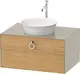 Duravit White Tulip Servantskap, 1 skuff 80x55x40,8 cm, Eik/Taupe Matt